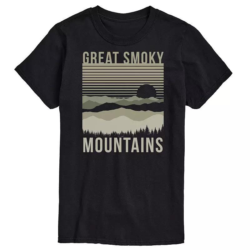 Big & Tall Great Smoky Mountains Tee, Mens Product Image