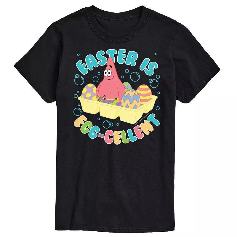 Big & Tall Nickelodeon Spongebob Squarepants Easter Egg-Celent Graphic Tee, Mens Product Image