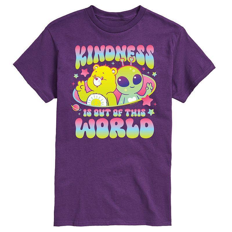 Mens Care Bears Kindness Out Of This World Graphic Tee Blue Product Image