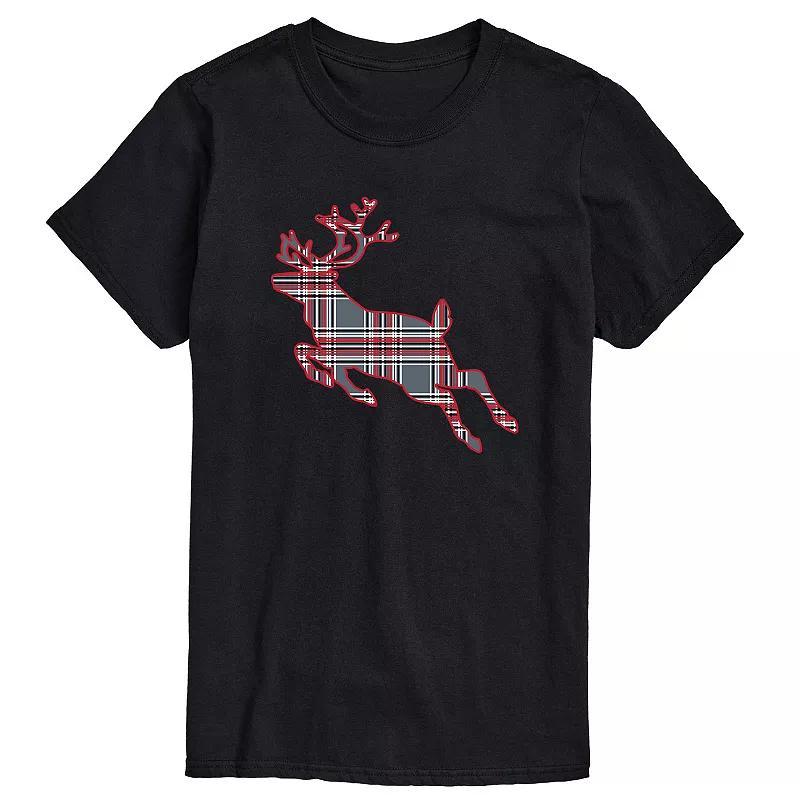 Big & Tall Deer Charcoal Tee, Mens Product Image