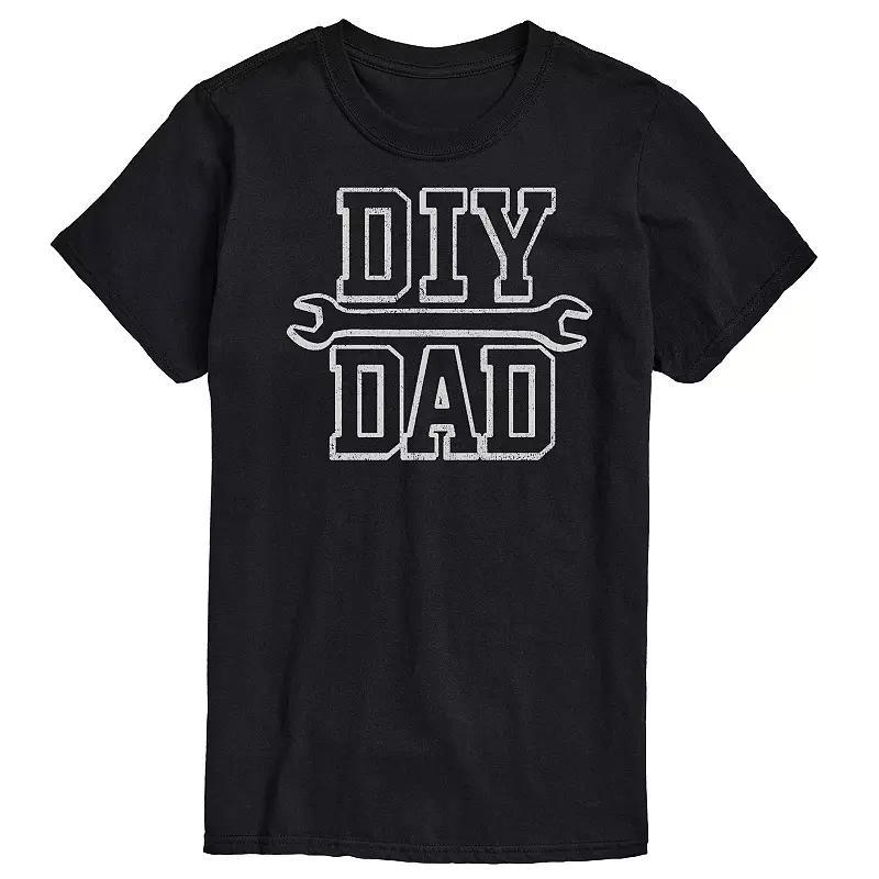 Mens DIY Dad Graphic Tee Red Product Image