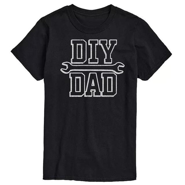 Mens DIY Dad Graphic Tee Blue Product Image