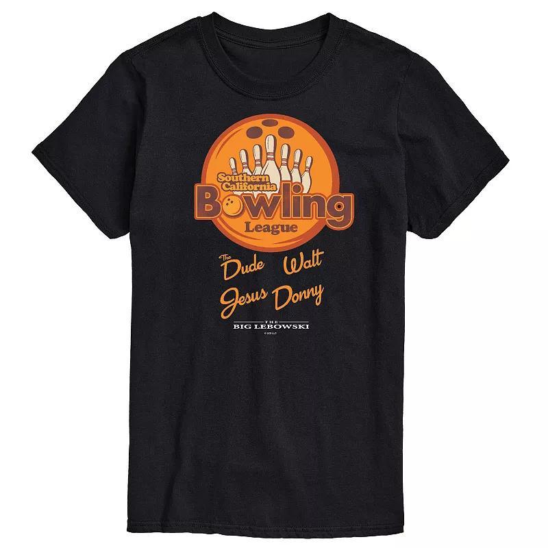 Big & Tall The Big Lebowski Bowling Graphic Tee, Mens Product Image