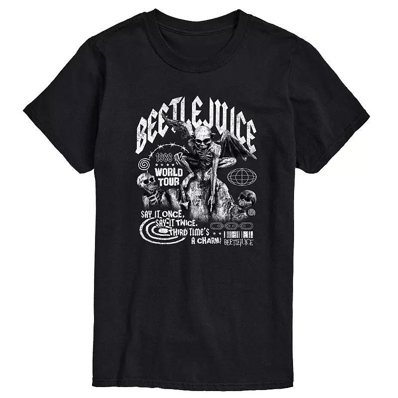 Mens Beetlejuice 1988 World Tour Graphic Tee Product Image