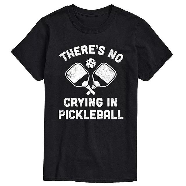 Mens No Crying Pickleball Tee Product Image