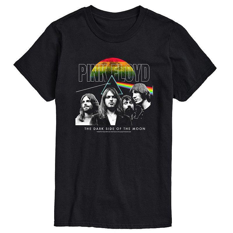 Big & Tall Pink Floyd DSOTM Tee, Mens Black Product Image