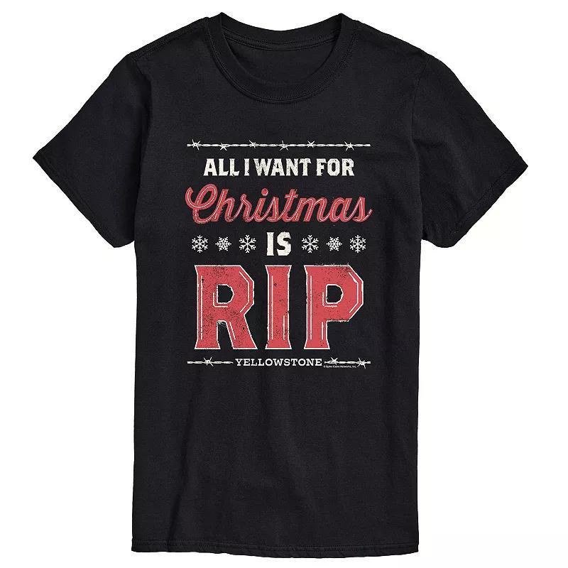 Mens Yellowstone All I Want For Christmas Is Rip Tee Product Image