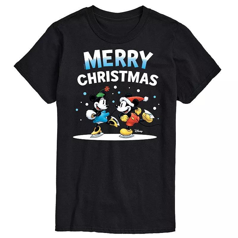 Disney Mens Merry Christmas Tee Blue Product Image