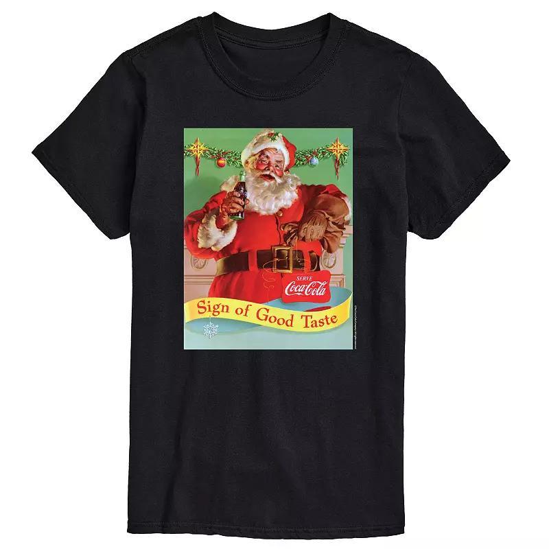 Big & Tall Coca-Cola Sip Of Good Taste Graphic Tee, Mens Product Image