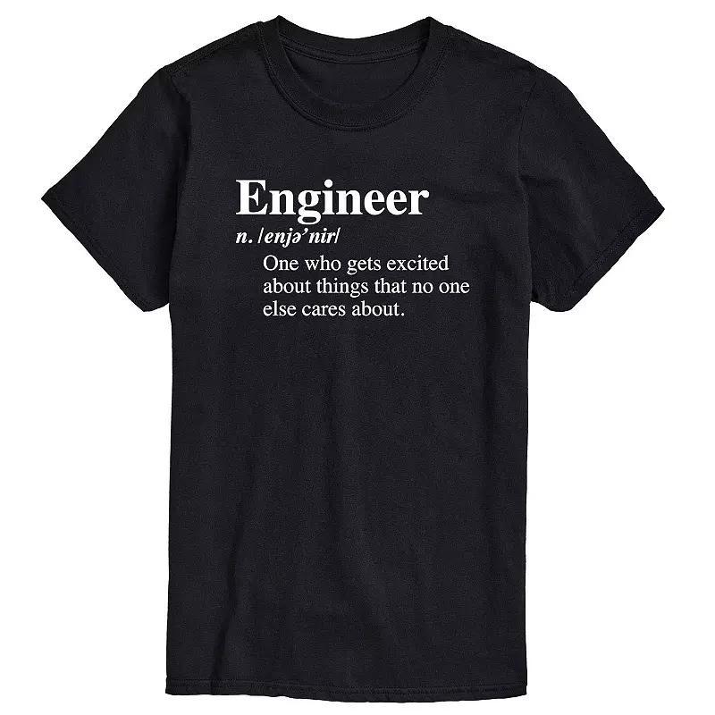 Big & Tall Engineer Definition Tee, Mens Product Image