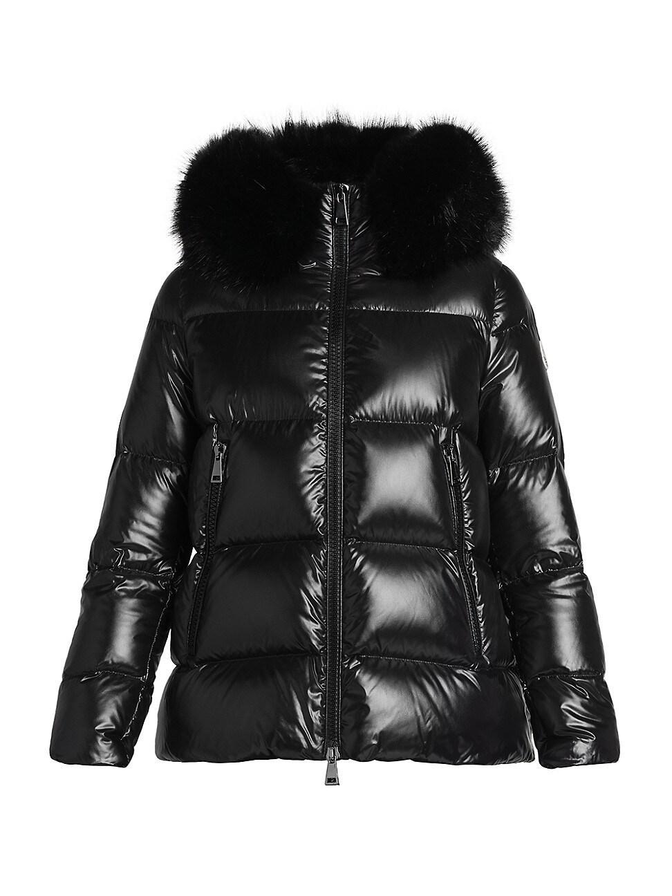 Womens Laiche Down Faux Fur-Trim Parka Product Image