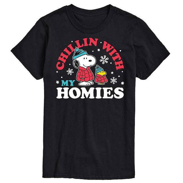 Big & Tall Peanuts Chillin Homies Tee, Mens Product Image