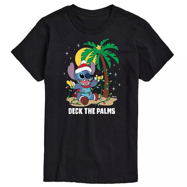 Disneys Lilo & Stitch Big & Tall Deck The Palms Graphic Tee, Mens Product Image