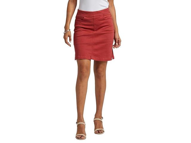 Jag Jeans On-The-Go Mid-Rise Skort (Rose) Women's Skort Product Image