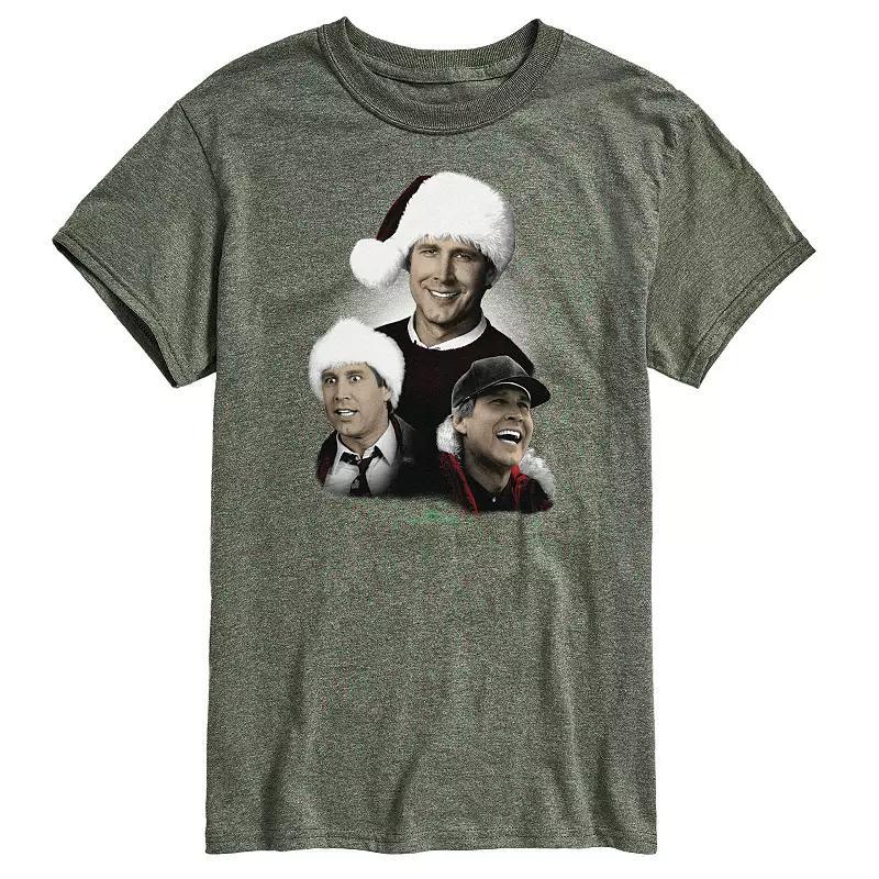 Mens National Lampoons Christmas Vacation Holiday Card Graphic Tee Product Image