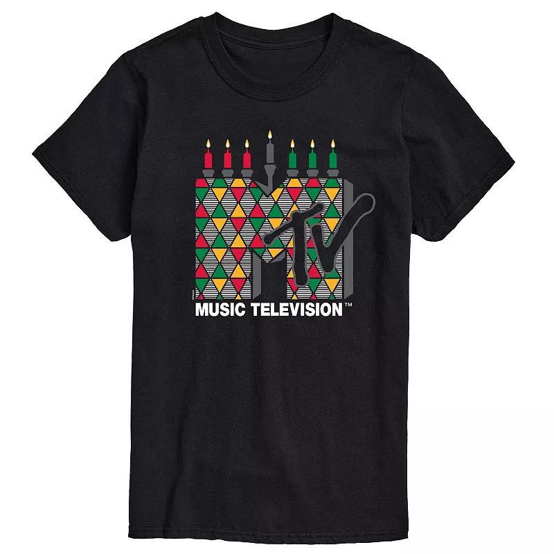 Mens MTV Kwanzaa Logo Graphic Tee Product Image