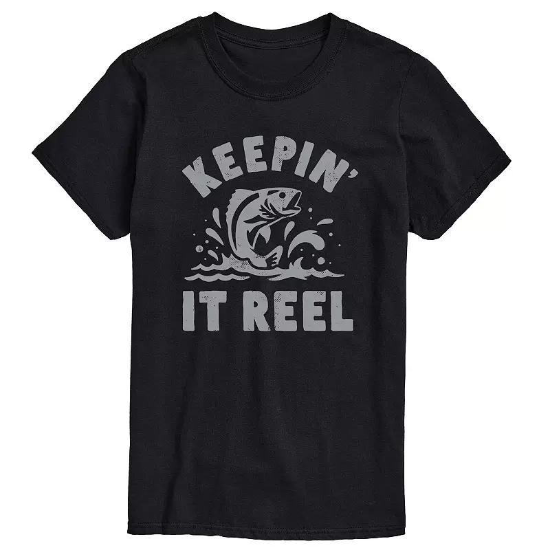 Big & Tall Keepin It Reel Graphic Tee, Mens Product Image