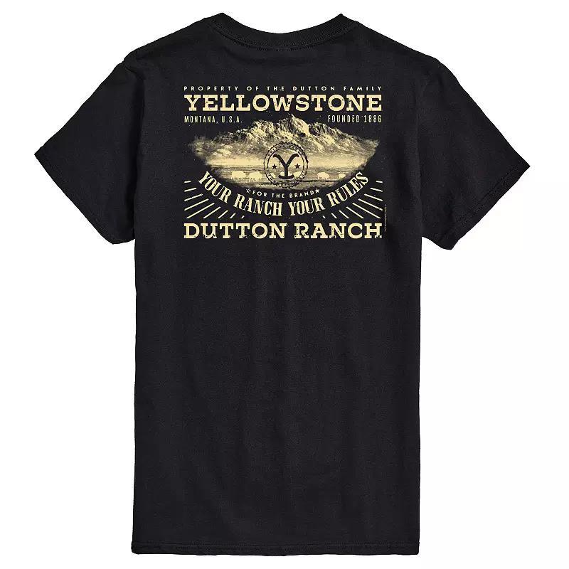 Big & Tall Yellowstone Dutton Family Graphic Tee, Mens Product Image