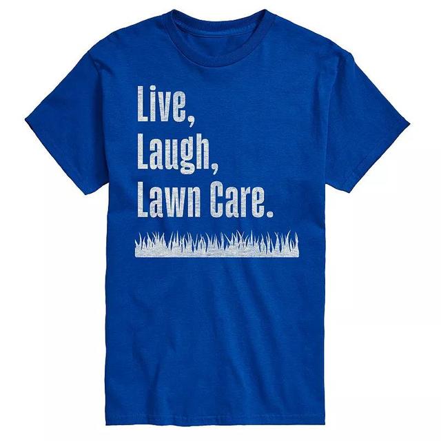 Big & Tall Live Laugh Lawn Care Graphic Tee, Mens Product Image