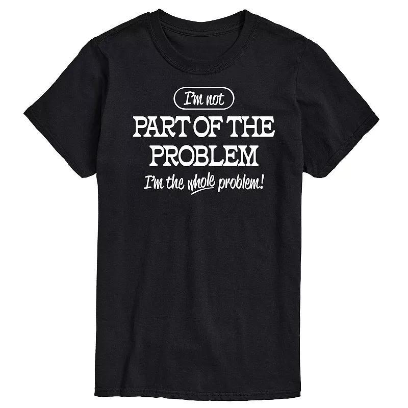 Mens Part Of The Problem Graphic Tee Grey Blue Product Image