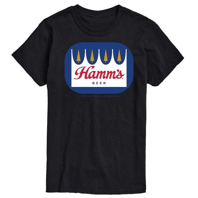 Mens Hamms Logo Graphic Tee Grey Gray Product Image