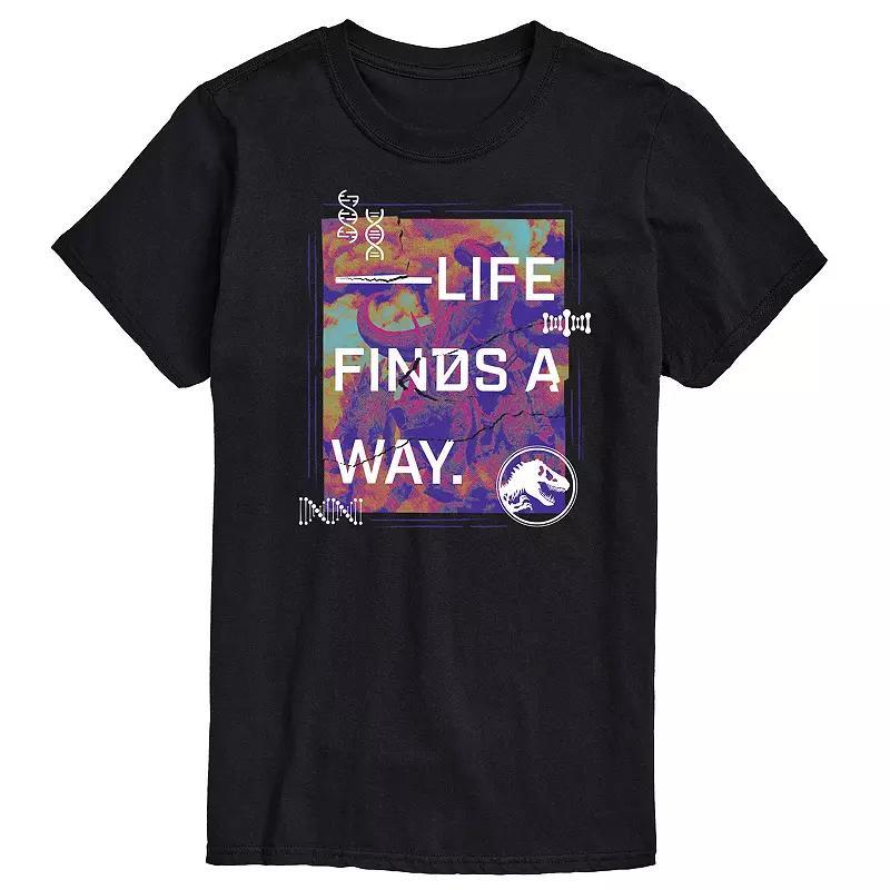 Mens Jurassic World Life Finds A Way Graphic Tee Product Image