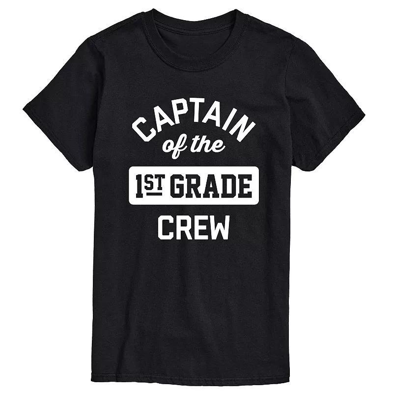 Mens Captain Of 1st Grade Crew Tee Product Image