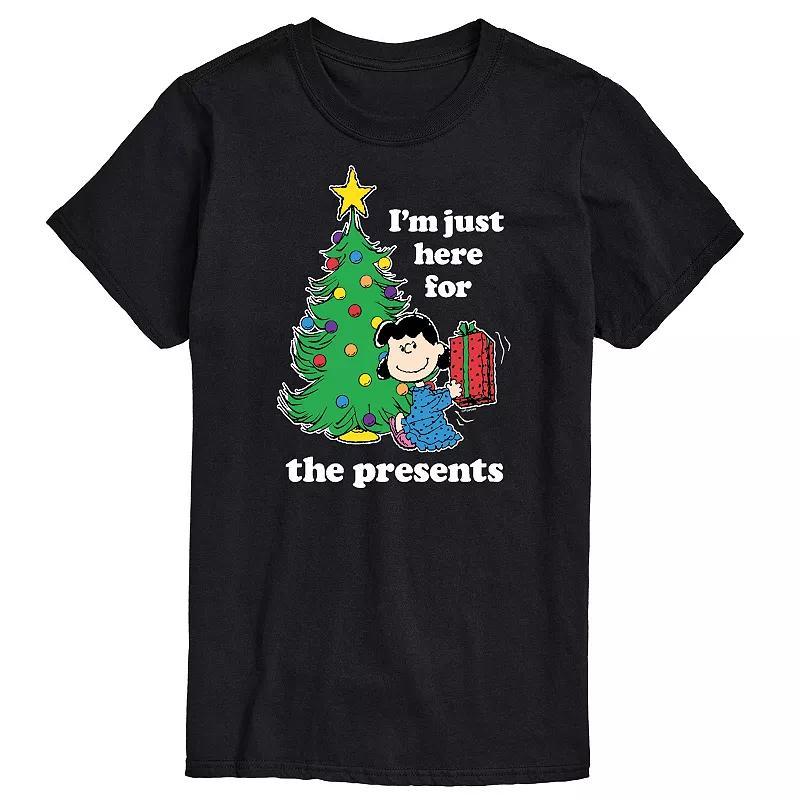 Mens Peanuts Lucy Here For Presents Tee Product Image