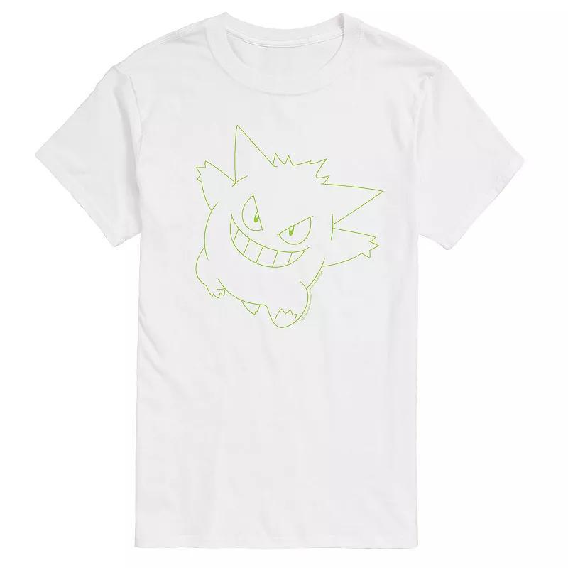 Big & Tall Pokemon Gengar Big Face Tee, Mens Product Image