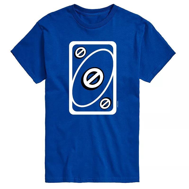 Mens Mattel UNO Blue Skip Card Tee Product Image