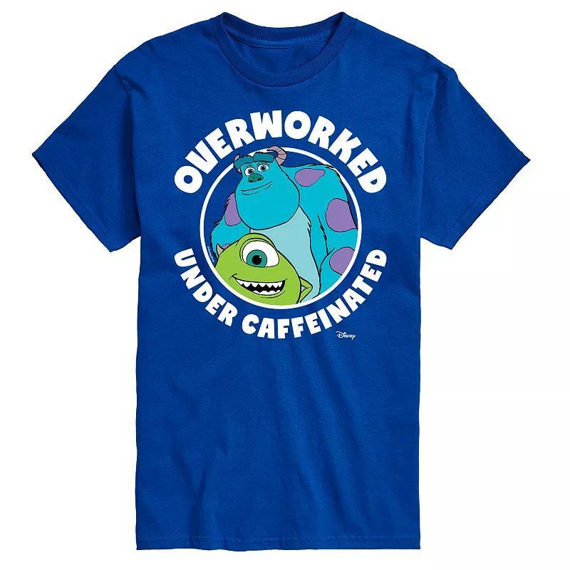 Disney / Pixars Monsters At Work Mens Overworked Graphic Tee Product Image