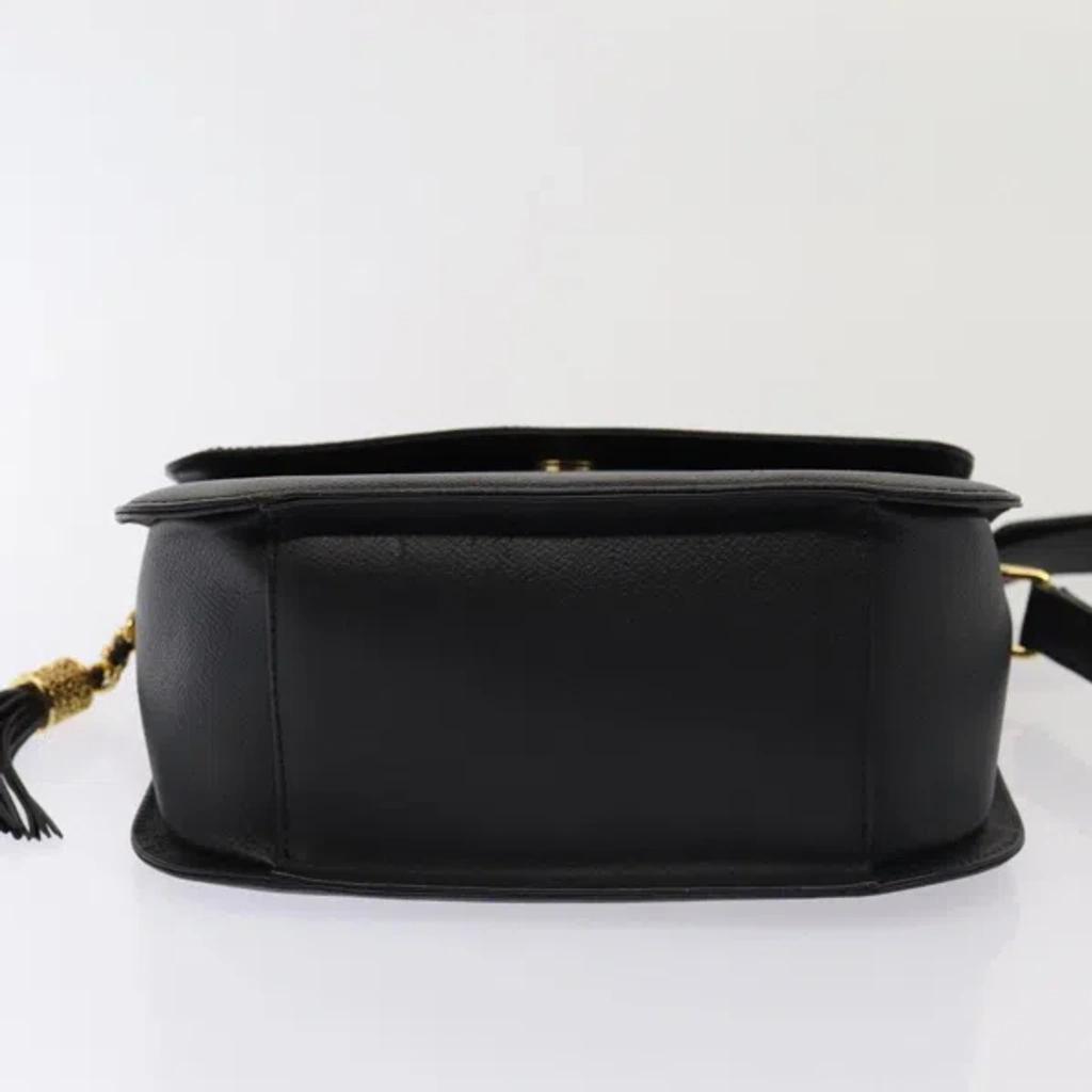 Black Leather Shoulder Bag () Product Image