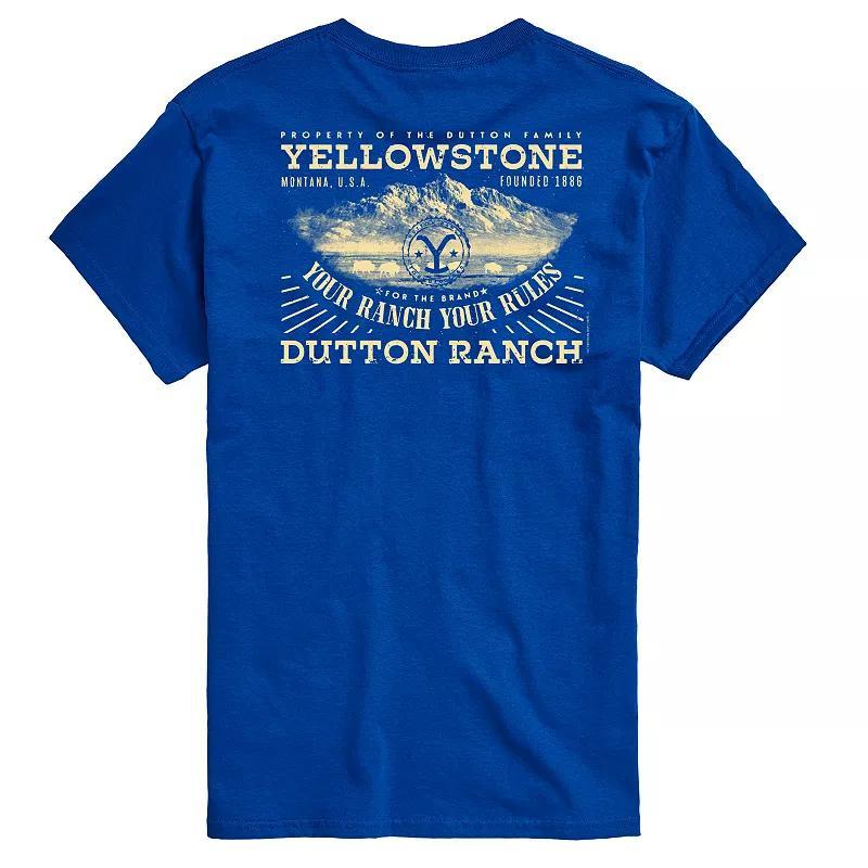 Big & Tall Yellowstone Dutton Family Graphic Tee, Mens Product Image