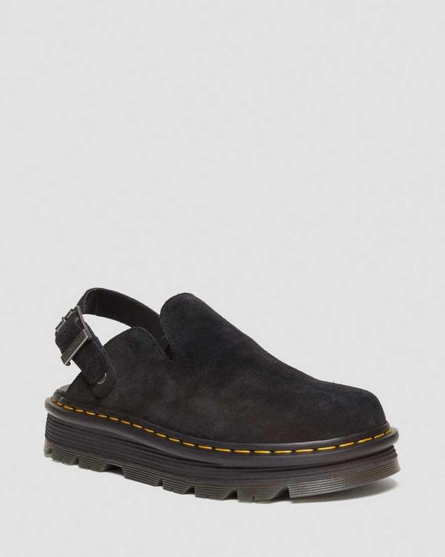 Dr. Martens Womens Carlson II Suede Slingback Mule Sandals Product Image