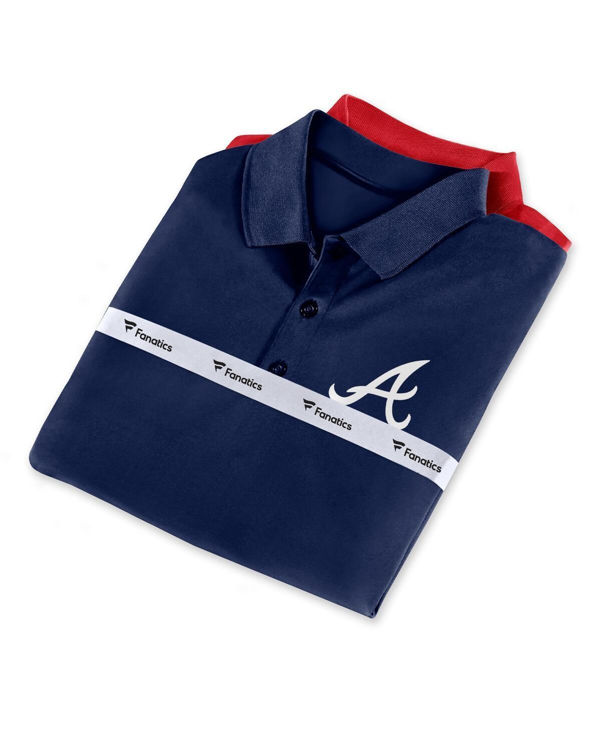 Mens Fanatics Branded /Red Atlanta Braves Polo Combo Set Blue Product Image