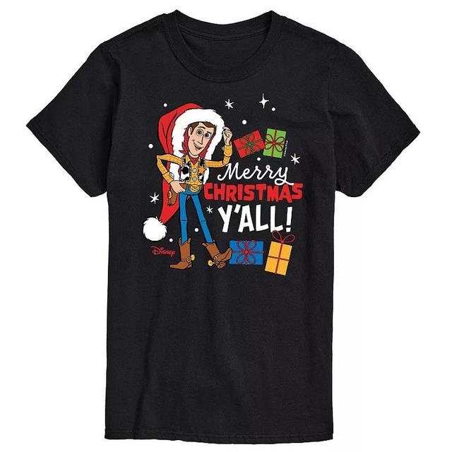 Disney / Pixar Toy Story Merry Yall Woody Tee, Mens Product Image