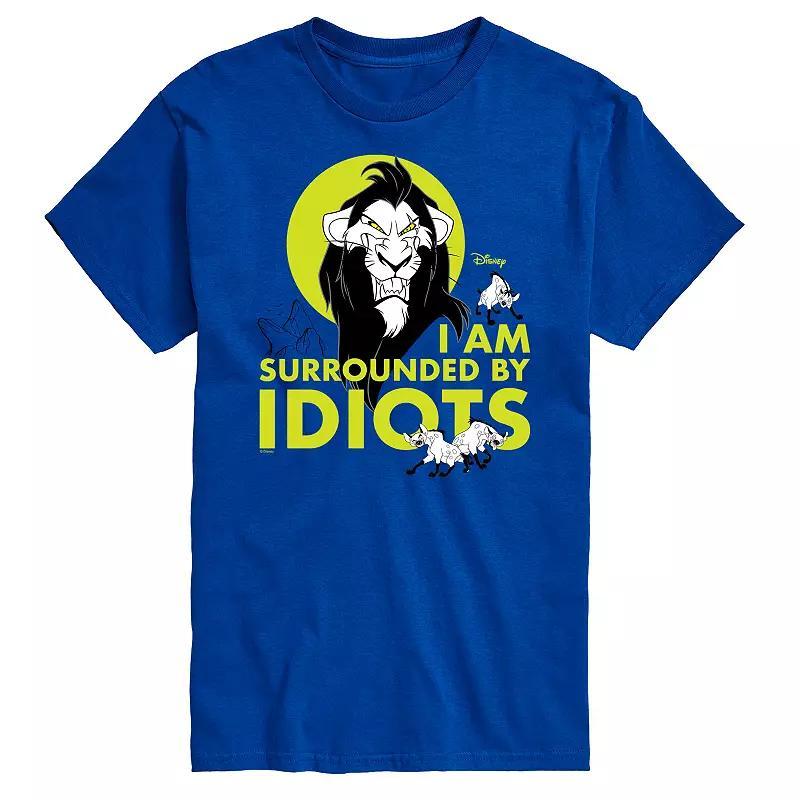 Disneys The Lion King Big & Tall Surrounded By Idiots Graphic Tee, Mens Product Image