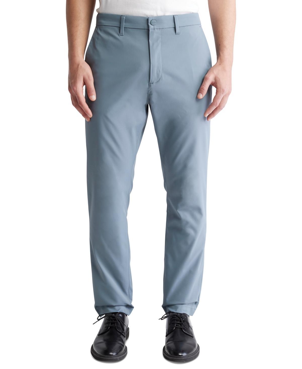 Calvin Klein Mens Slim-Fit Woven Stretch Chinos Product Image