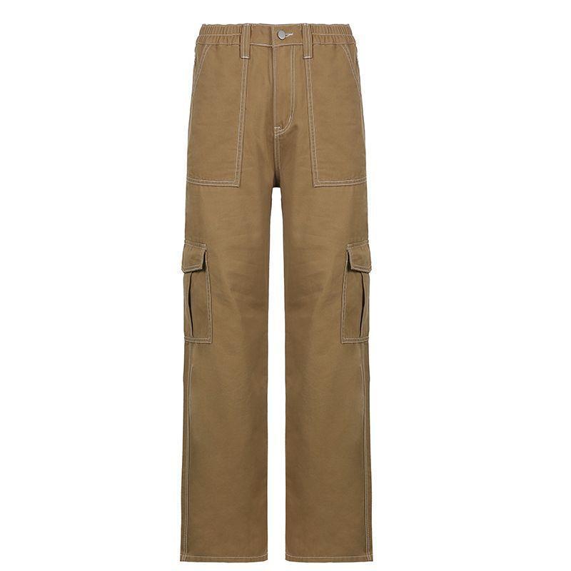 High-Waist Cargo Pants Product Image