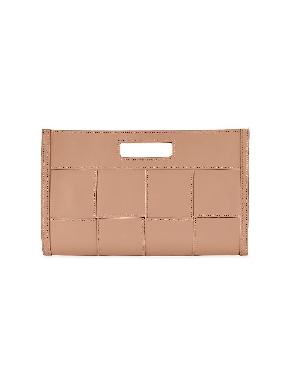 Womens Remy Leather Clutch Product Image