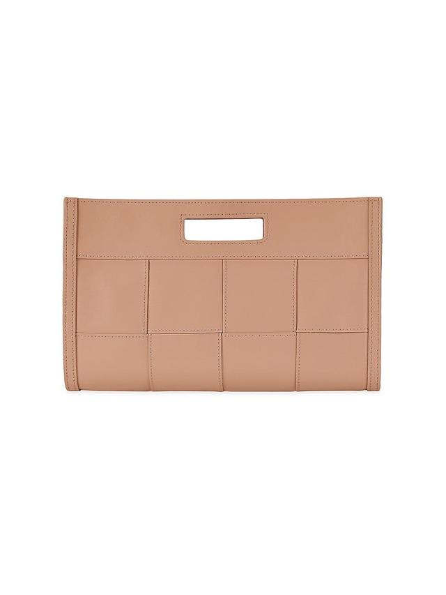 Womens Remy Leather Clutch Product Image