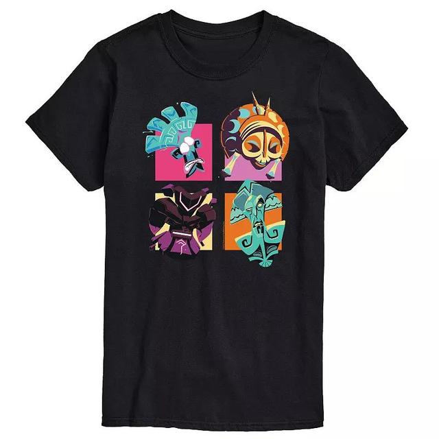 Big & Tall Crash Bandicoot Mask Grid Tee, Mens Product Image