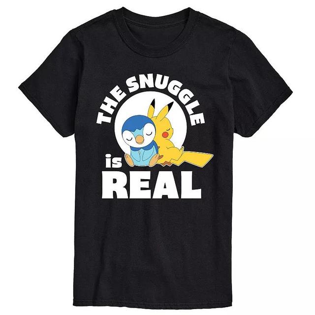 Big & Tall Pokmon The Snuggle Is Real Graphic Tee, Mens Blue Product Image