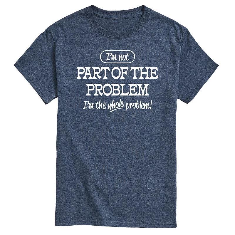 Mens Part Of The Problem Graphic Tee Grey Blue Product Image