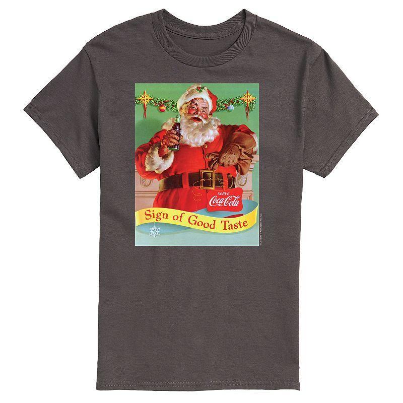 Mens CocaCola Sip Of Good Taste Tee Grey Product Image