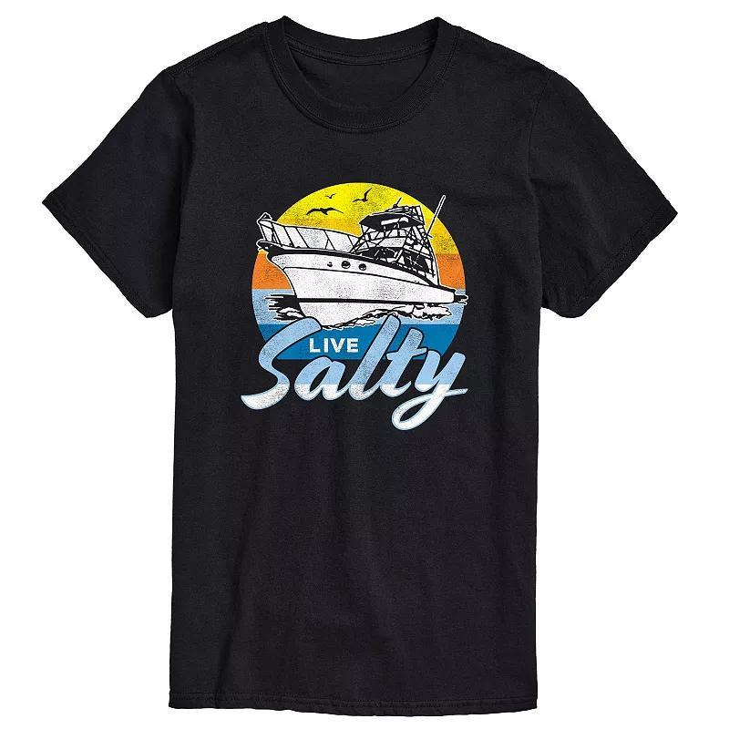 Mens Live Salty Graphic Tee Product Image