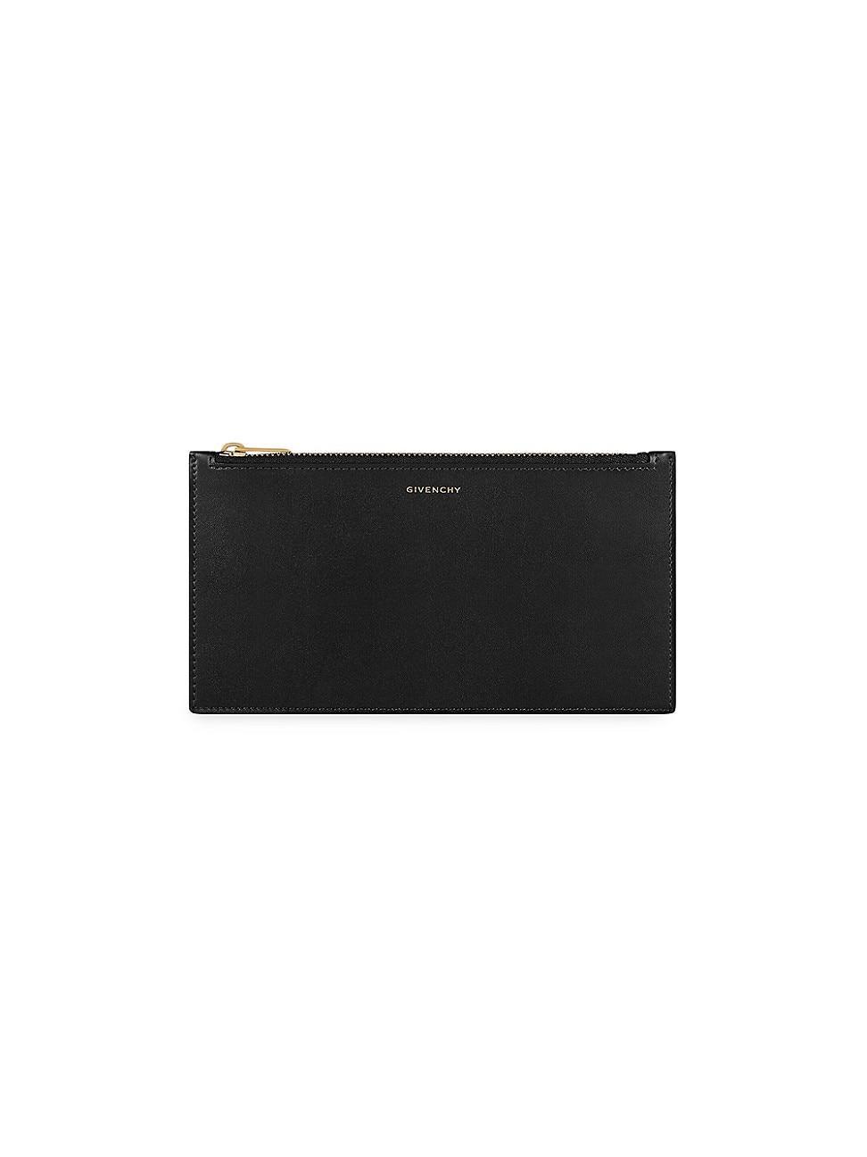 Womens 4G Flat Pouch In Leather Product Image