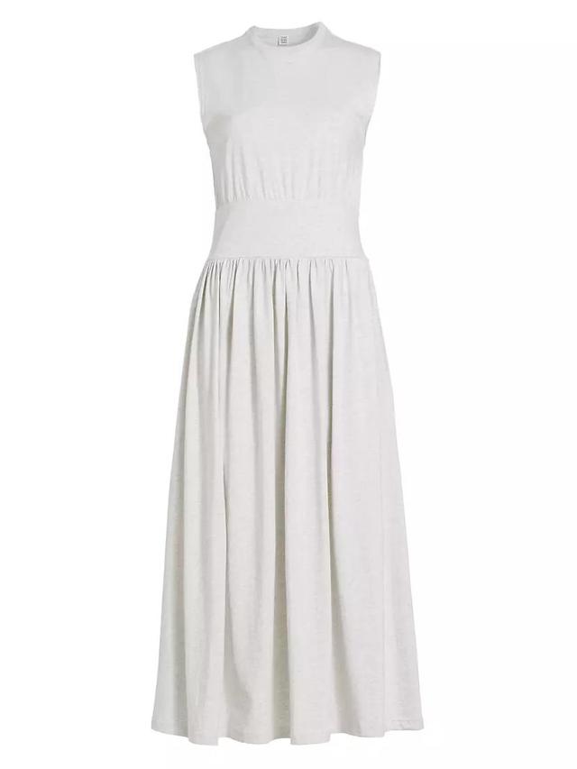 Cotton Sleeveless Midi-Dress Product Image