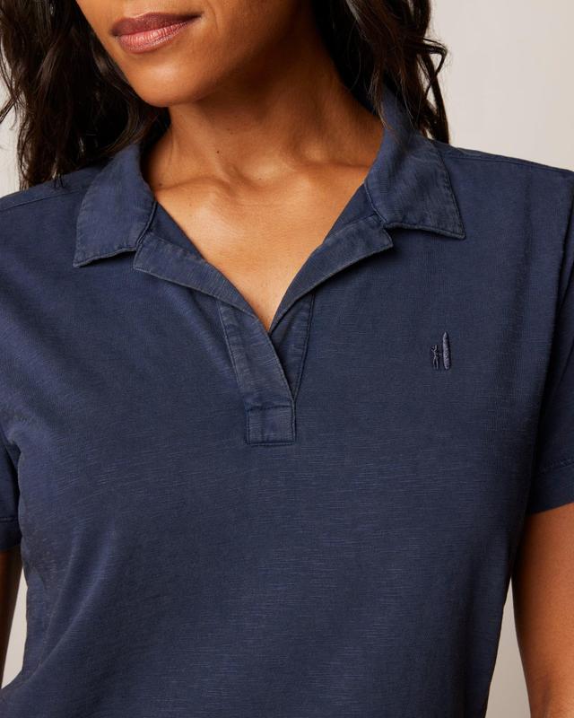 Sadie Cotton Blend Polo Female Product Image