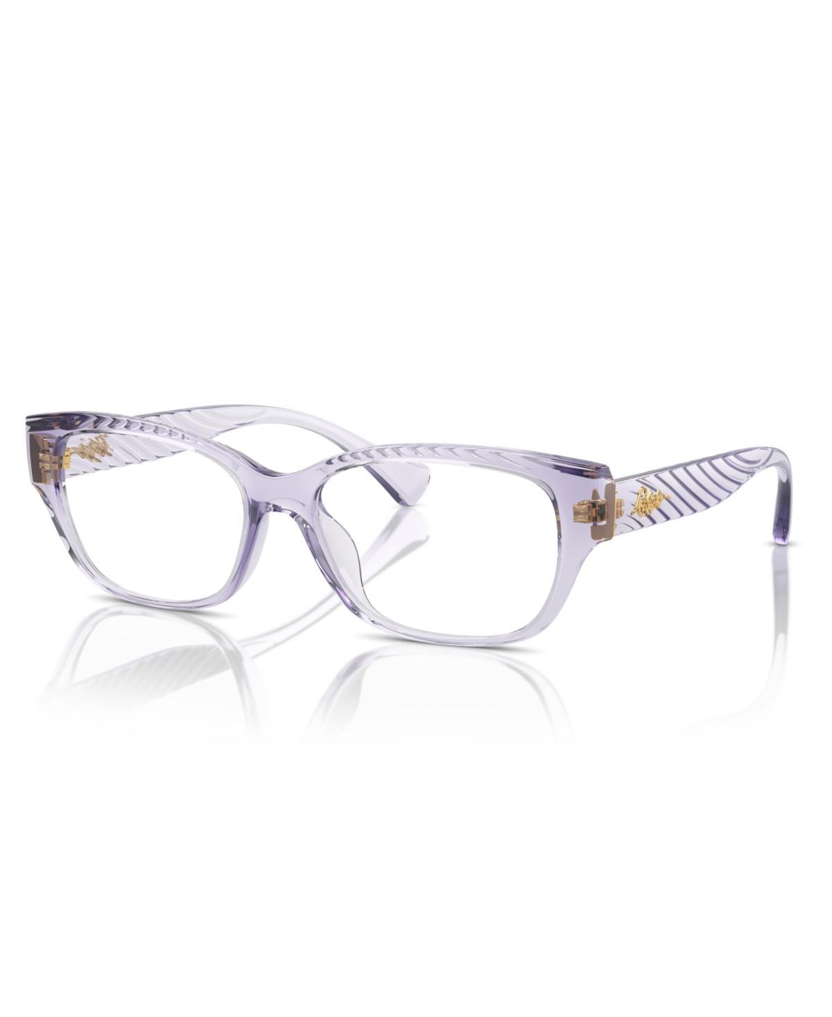 Ralph by Ralph Lauren Womens Polarized Eyeglasses, RA7165U - Shiny Transparent Lillac Product Image